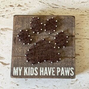 🐾Brown Paw Print String Art Wall Decor Designs by Kathy